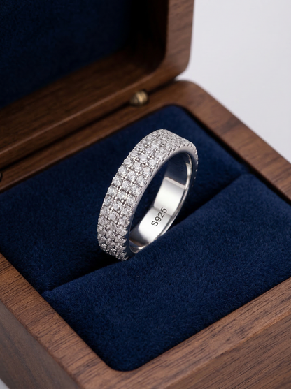 Anillo Reina Brillante de Moissanita