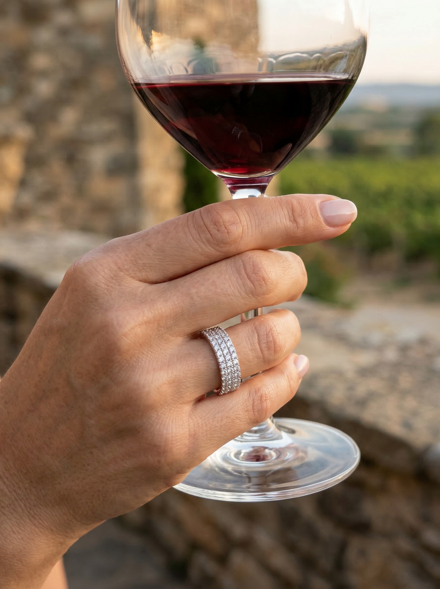 Anillo Reina Brillante de Moissanita